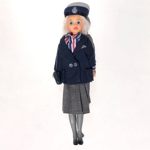 British Airways Air Stewardess Doll by Rexard Vintage Boxed Collectable Uniform - Picture 5 of 16